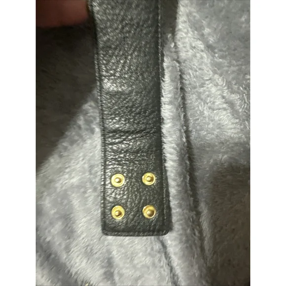 MCM Womans Leather Cuff Snap Bracelet Monogram MCM Pre-Loved - Picture 6 of 10